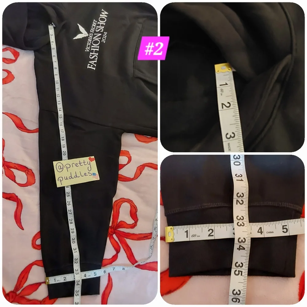 🪽 XXL Victoria's Secret Fashion Show '24 Embroidered Classic Hoodie #2 🪽 - Picture 4 of 14